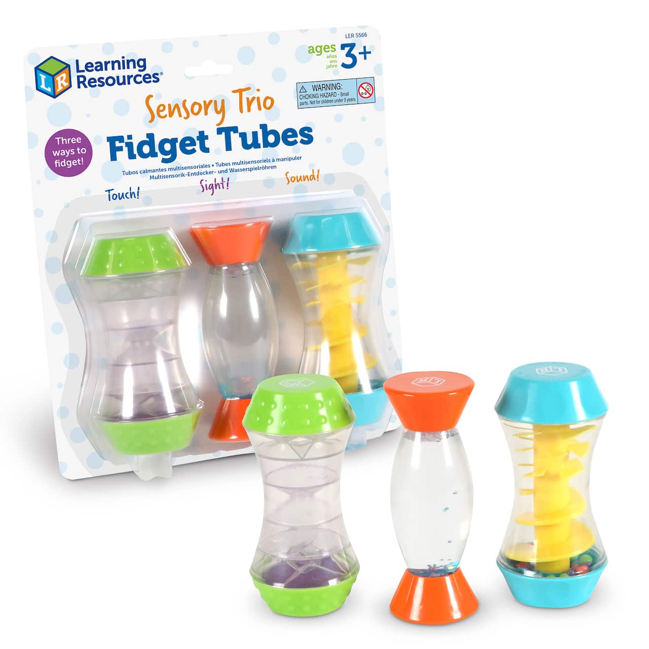 Learning Resources Sensory Trio Fidget Tubes